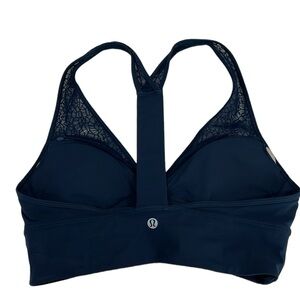 Lululemon Twist & Train Bra Jaded Blue Sports Bra Bralette - Women’s Size 8